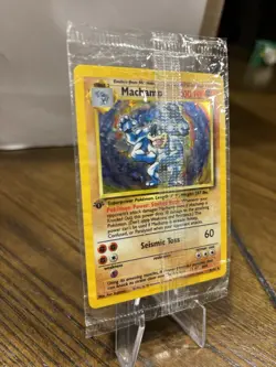 Machamp Holo Rare 1st Edition Factory Sealed Pokemon Card Near Mint #B - Image 2
