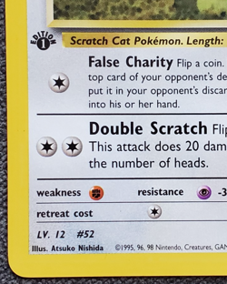 1st Edition Giovanni's Meowth - Gym Challenge - #43/132 - Vintage Pokemon Card - Image 5