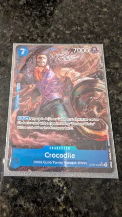 One Piece Card Game TCG Crocodile OP09-046 Alt Art SR English - Image 1