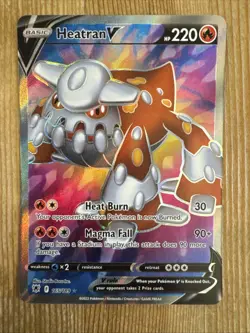 Heatran V - 165/189 - Pokemon Astral Radiance Sword & Shield Full Art Card NM - Image 1