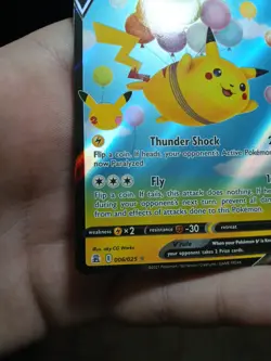 Pokemon Celebrations 25th Anniversary Flying Pikachu v Card 006/025 - Image 3