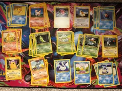 Vintage Pokemon Card Lot WOTC base set 180 cards - Image 1