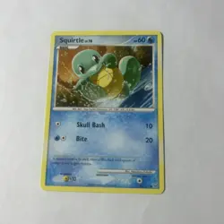 Squirtle Common 96/127 Platinum Base Set Pokemon Card *crease* DMG - Image 1