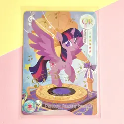 Kayou My Little Pony Eternal Moon Eng UR Twilight Sparkle Card MLPME01-UR-001L4 - Image 1