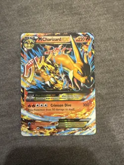 Pokemon TCG Holo Ultra Rare M Charizard EX 13/108 2016 Card, Near-Mint Condition - Image 1