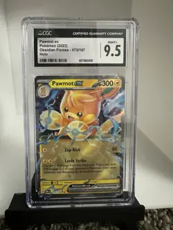 CGC 9.5 | Pawmot ex 073/197, Holo, Obsidian Flames 2023, Pokemon TCG Cards - Image 1