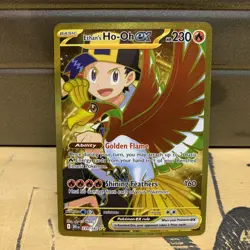 Ethan's Ho-Oh ex 239/182 Sv10 Destined Rivals Hyper Rare Holo Pokemon TCG Card - Image 1