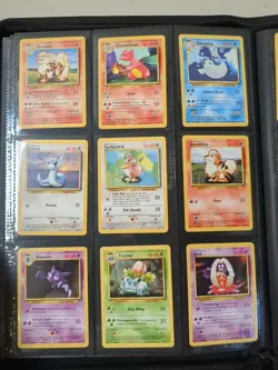 Pokemon TCG Base Set Complete Common & Uncommon 70 Total Cards 1999 WOTC - Image 1