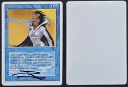 SIGNED MtG Magic Douglas Shuler Revised Artist Proof _ DRAIN POWER _ VHTF 1/100! - Image 1