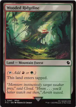 Wooded Ridgeline L Commander: FINAL FANTASY 441 NM MTG - Image 1