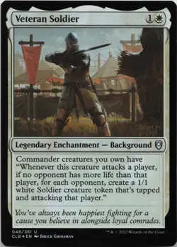 Veteran Soldier - FOIL - U Commander Legends: Battle for Baldur's Gate 48 - MTG - Image 1