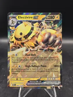Pokemon TCG Electivire ex 069/182 Sv10: Destined Rivals Double Rare Holo NM - Image 1