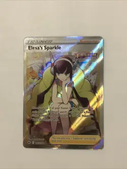 Elesa’s Sparkle Pokemon Trainer Full Art Crown Zenith 147/159 Ultra Rare Mint - Image 1