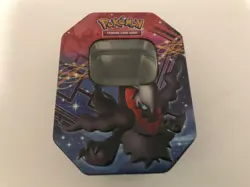**EMPTY** 2012 POKEMON Legendary Ex DARKRAI Collectors Tin ~ Tin Only - Image 1