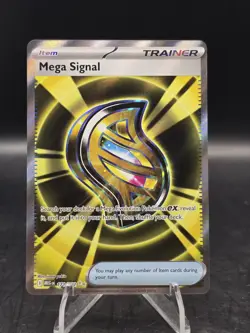 Pokemon TCG Mega Signal 171/132 Me01: Mega Evolution Ultra Rare Holo NM - Image 1