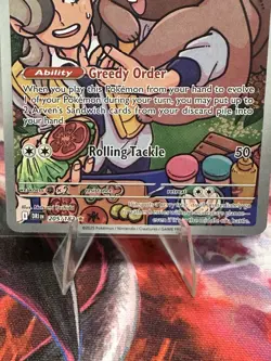 Pokemon Arven’s Greedent 205/182 Illustration Rare SV10 Destined Rivals NM - Image 3