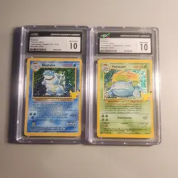 Pokemon Graded Lot CGC 10 Celebrations Blastoise Venusaur Cross Grade Worthy - Image 1