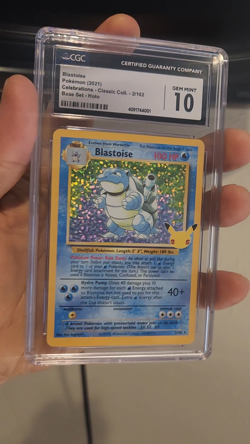 Pokemon Graded Lot CGC 10 Celebrations Blastoise Venusaur Cross Grade Worthy - Image 2