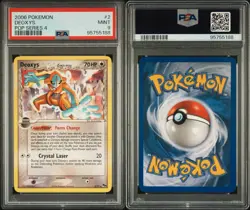 Pokemon 2006 PSA 9 MINT Deoxys POP Series 4 2/17 Promo Non Holo - Image 5