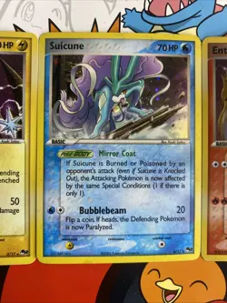 Pokemon HOLO Entei Suicune Raikou 1/17 3/17 4/17 POP SERIES 2 LP - Image 5