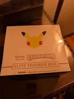 Pokemon Celebrations Elite Trainer Box ETB TCG 25th Anniversary Sealed 820650809439 - Image 1