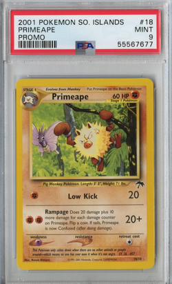 Pokemon - Primeape (18/18) - Promo - Southern Islands [PSA 9] - Image 1