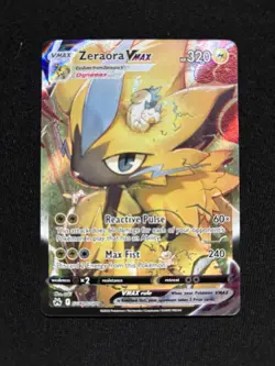 Pokemon TCG - Zeraora VMAX GG42/GG70 - Crown Zenith: Galarian Gallery NM/M - Image 1