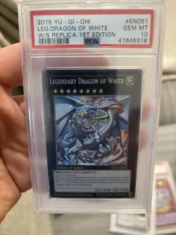 Yugioh | Legendary Dragon of White - WSUP-EN051 - Secret Rare 1st Ed Replica - Image 1
