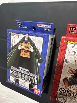 Sealed, First Edition One Piece Super Pre-Release ST01 and ST03 bundle - Image 2