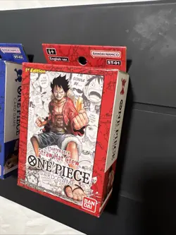 Sealed, First Edition One Piece Super Pre-Release ST01 and ST03 bundle - Image 3