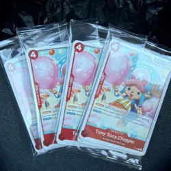 One Piece TCG Promos Pack x4 (Gol D Roger Promo P-101 to P-107) SEALED English - Image 1