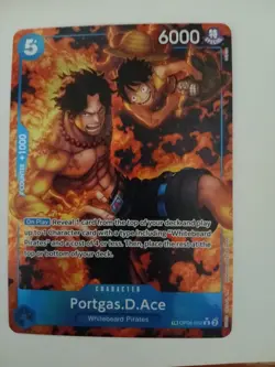 One Piece CCG Royal Blood OP10 Portgas.D.Ace Treasure Rare - Image 1