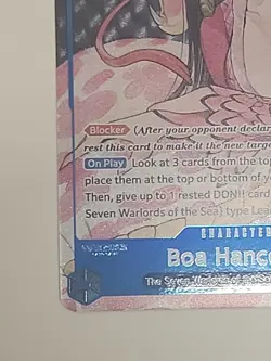 Boa Hancock ST17-004 SR Full Art Promo - One Piece Illustration Box Vol 1 - Image 2