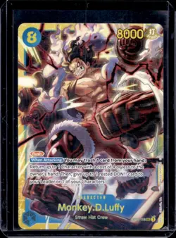 2025 One Piece A Fist of Divine Speed Monkey.D.Luffy #OP11-118 - Image 1