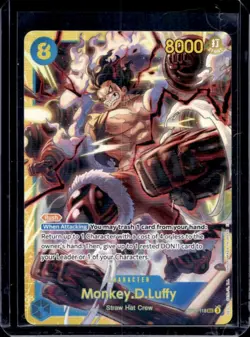 2025 One Piece A Fist of Divine Speed Monkey.D.Luffy #OP11-118 - Image 1