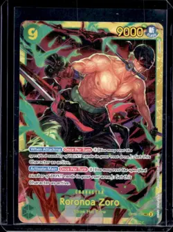 2024 One Piece Wings of The Captain Roronoa Zoro Alt Art #OP06-118 - Image 1