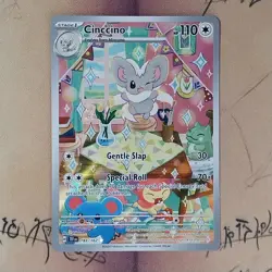 Cinccino 183/162 SV05: Temporal Forces Holo NM Pokemon Card English - Image 1
