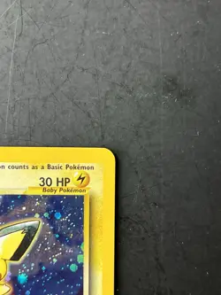 Pokemon TCG Pichu Neo Genesis Holo Rare Unlimited Card 12/111 - Image 5