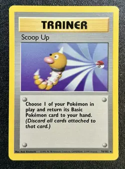 Pokemon Scoop Up Base Set 78/102 Regular Rare Pokemon Card - Image 1