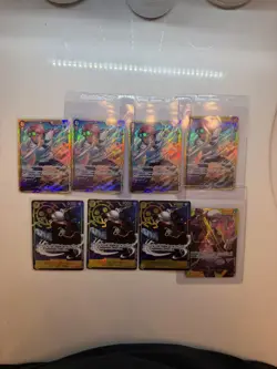 Bandai One Piece CCG OP-13 Card Lot Full Art Foil Shanks Luffy Robin SR SP LP/MP - Image 5