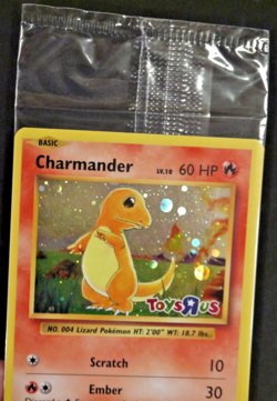 Charmander SEALED Toys R Us Promo holo Evolutions 9/108 Pokemon Card 2016 - Image 2