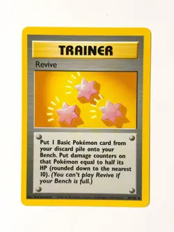 Revive 89/102 Pokemon Card TCG Base Set Unlimited Non Holo MP - Image 1