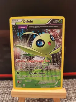 Pokemon Celebi XY93 XY Promo Holo Θ Stop 70HP Basic Card - Image 1