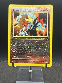 Pokemon Card Entei #34 Black Star WOTC Movie Black Star Promo Reverse Holo - Image 3