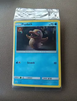 LIMITED Pokemon Detective PSYDUCK Movie Trading Card -PROMO 2019 NEW HOLO Sealed - Image 1