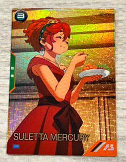 Gundam ARSENAL BASE Card SULETTA MERCURY BANDAI JAPAN PR-377(PR) Special Card - Image 1