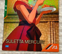 Gundam ARSENAL BASE Card SULETTA MERCURY BANDAI JAPAN PR-377(PR) Special Card - Image 4