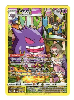 Gengar TG06/TG30 Swsh11: Lost Origin Trainer Gallery Holo Pokemon Card NM - Image 1