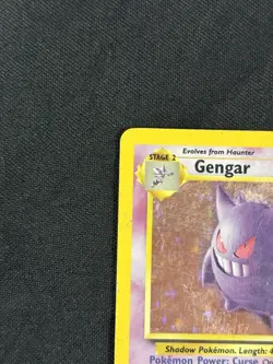 Gengar 5/62 Holo Rare Fossil Heavily Played Pokemon Card - Image 2