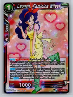 Dragon Ball Super Card Game #P-274 Launch, Feminine Wiles - Image 1